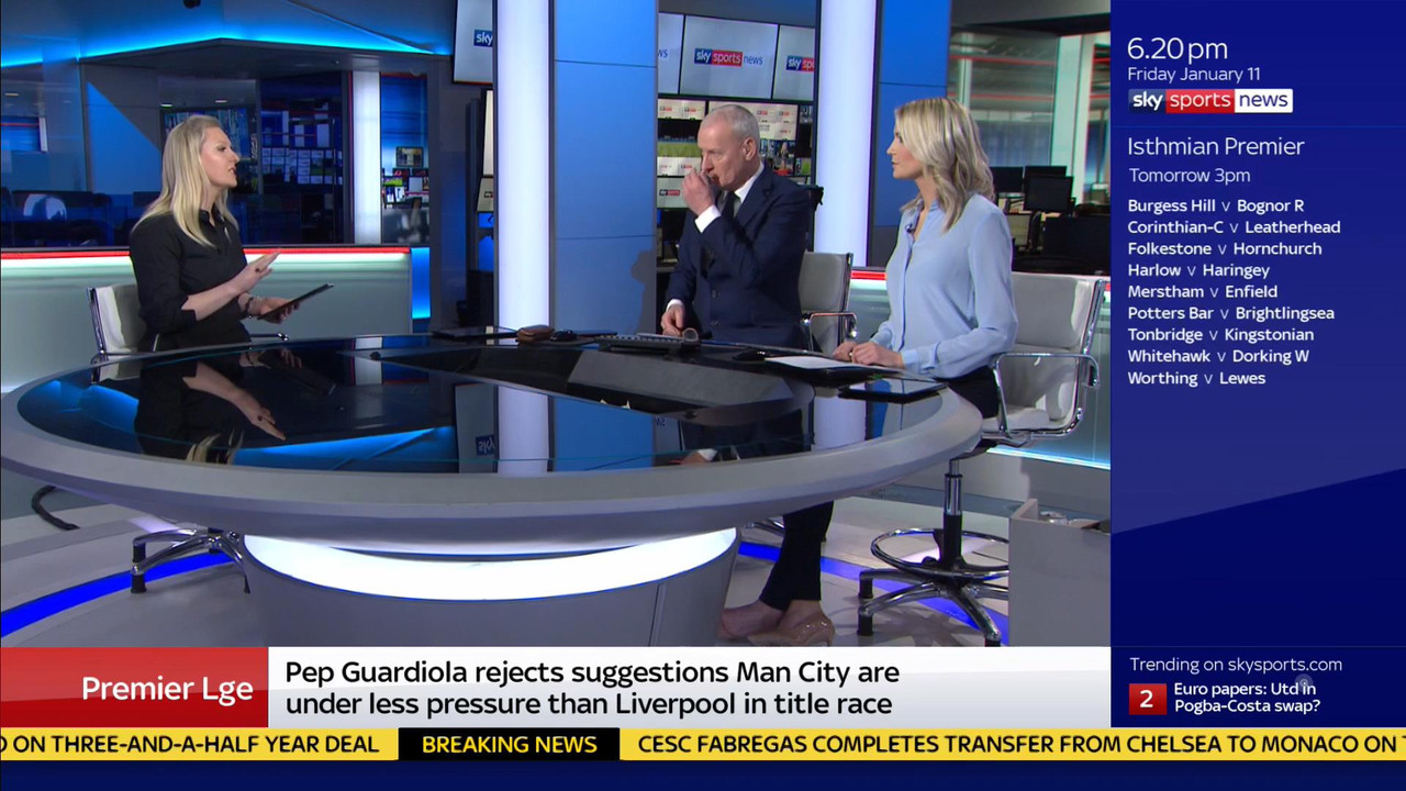 11 January - 18.00.00 - Sky Sports News At 6 2019. A comprehensi