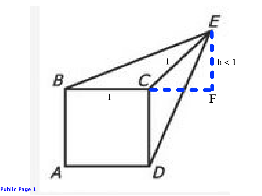 triangle BCE ballparking solution