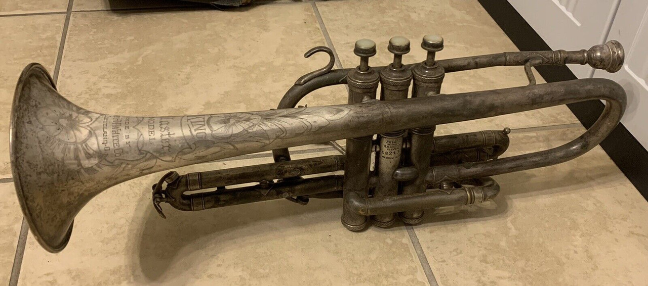 King 1935 Master Model cornet sn 182130 (14)