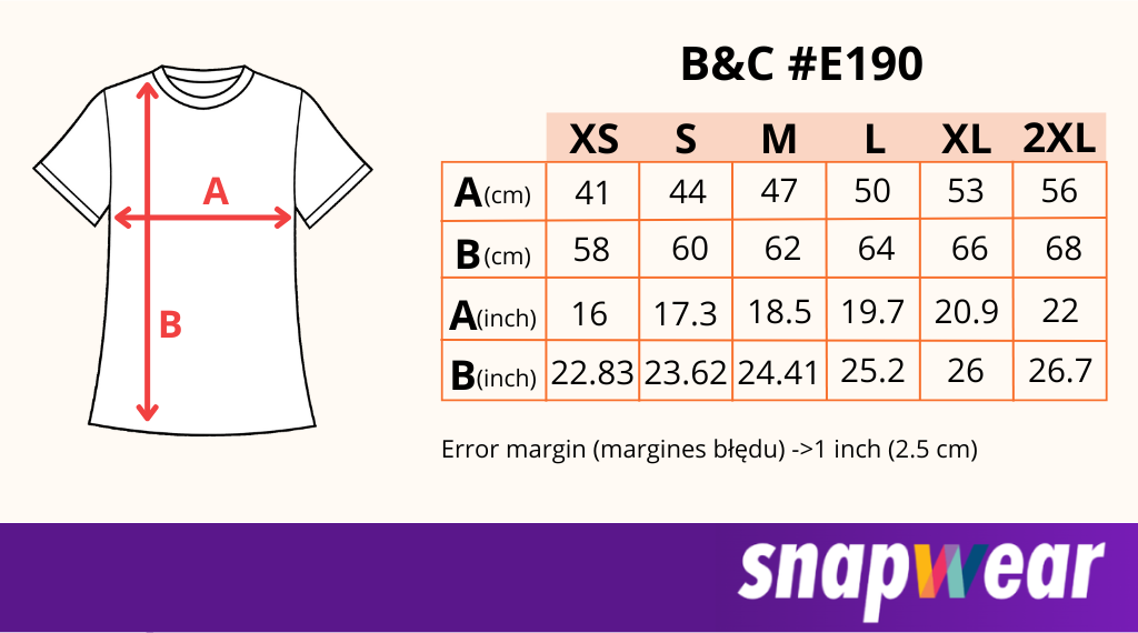 B&C E190 Women PRINT ON DEMAND