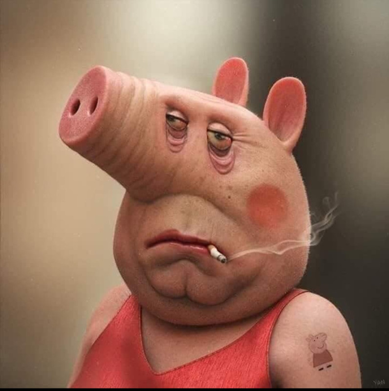 Los argentinos se mueren de hambre. Su vuelca un camion con cerdos, y......