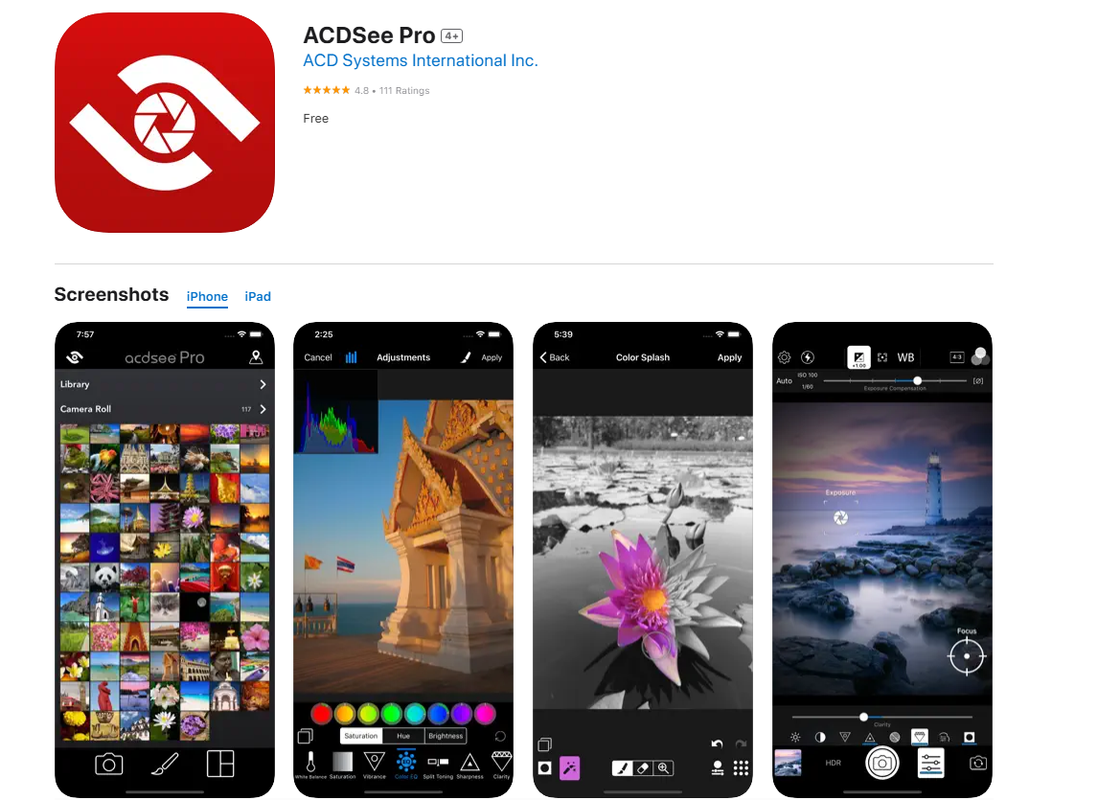 Các công cụ chụp ảnh nâng cao trong ACDSee Pro