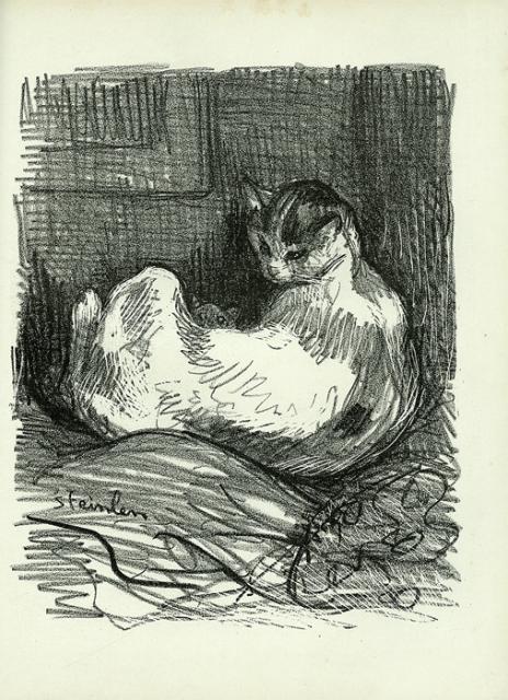 steinlen-mere-chatte