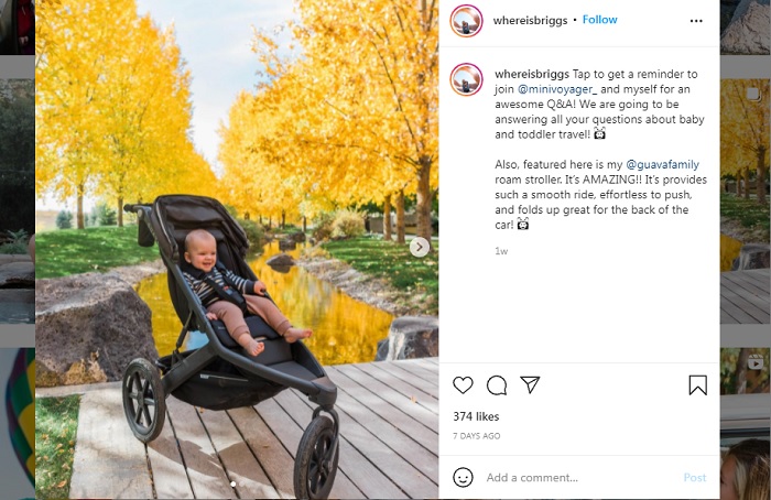 Baby Briggs telah melakukan 45 penerbangan dan telah mengunjungi 16 negara bagian AS termasuk Alaska, California, Florida, Utah, dan Idaho.