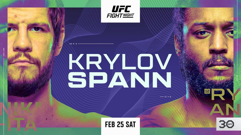 Пуснаха постера за UFC Fight Night: Крилов - Спан