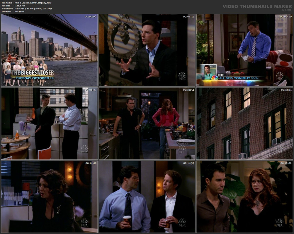 Will & Grace S07E04 Company.mkv