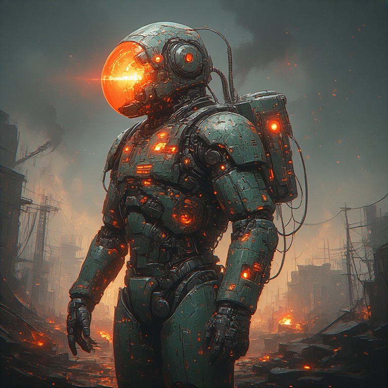 Cyberpunk-Apocalypse-Oil-paint