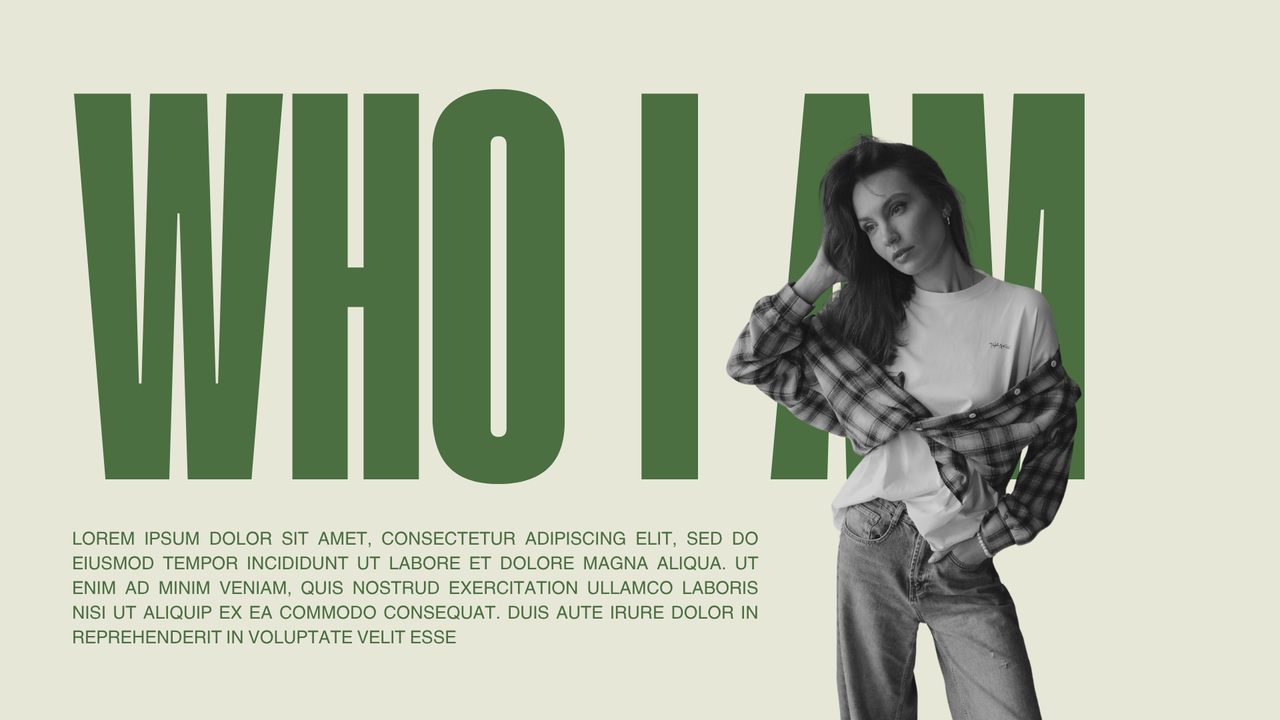 Black Beige Bold Portfolio Presentation