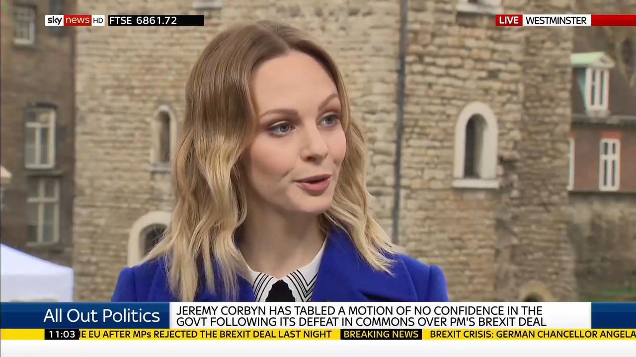 16 January - 11.00.00 - Sky News. Colin Brazier and Jayne Secker