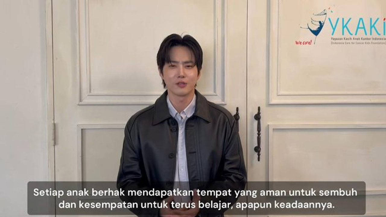 Pesan Inspiratif dari Kim Jun-myeon untuk Anak-anak Pejuang Kanker