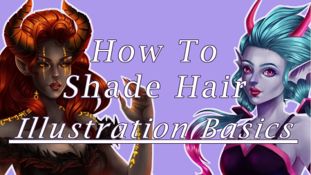 How to Shade Hair: Illustration Basics