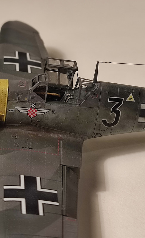 1/72 crni 3 Bf109 G-2 Cvitan Galić Eduard 9