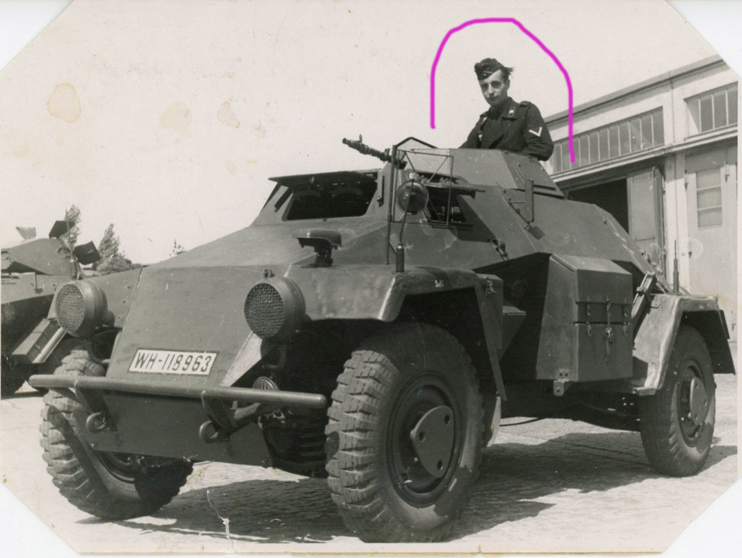 Panzer Spähwagen SPW 4 rad Foto