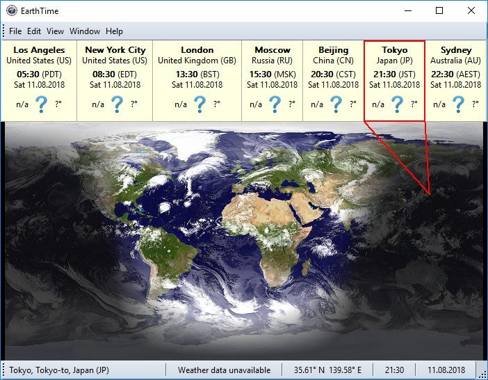 EarthTime v6.15