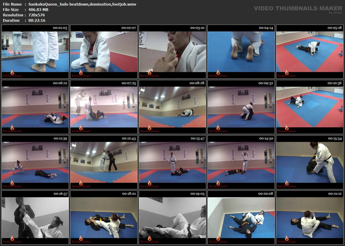 SankakuQueen_Judo beatdown,domination,footjob.wm