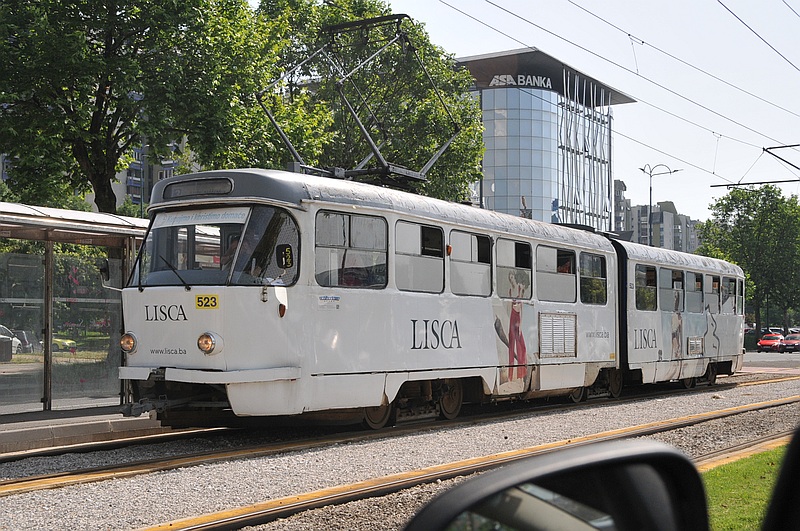 Sarajevski tramvaji Gras-523-Tatra-K2-438-373