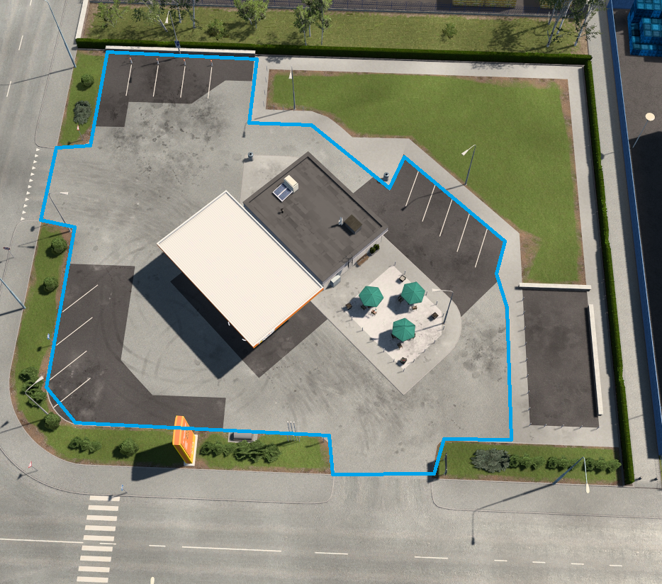 Fuel Station (collision)
