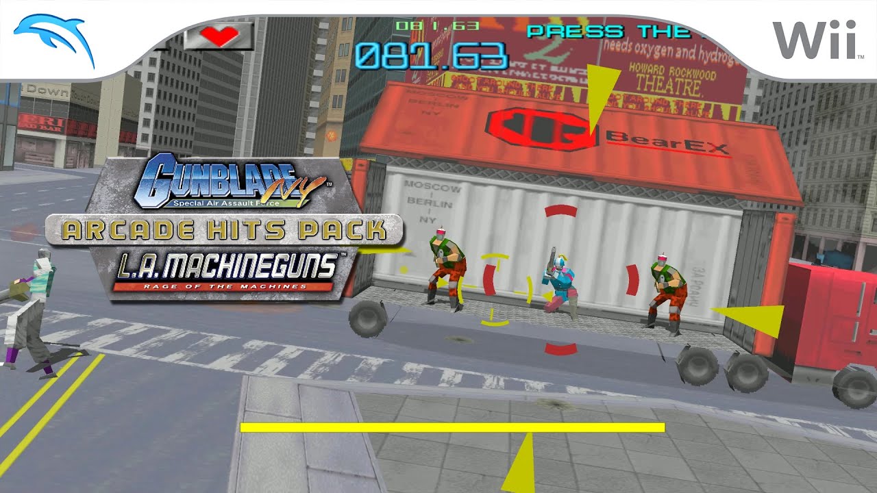 WII Coleccion Dispara 23/33 Gunblade Machineguns Identi