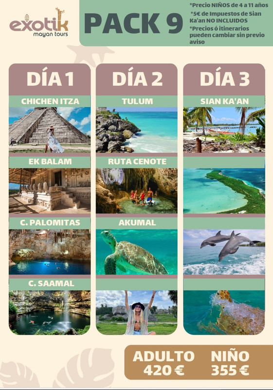 Ofertas Excursiones en la Riviera Maya - Exotik Mayan Tours - Foro Guías y Excursiones