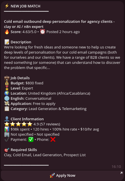 Notificaiton example