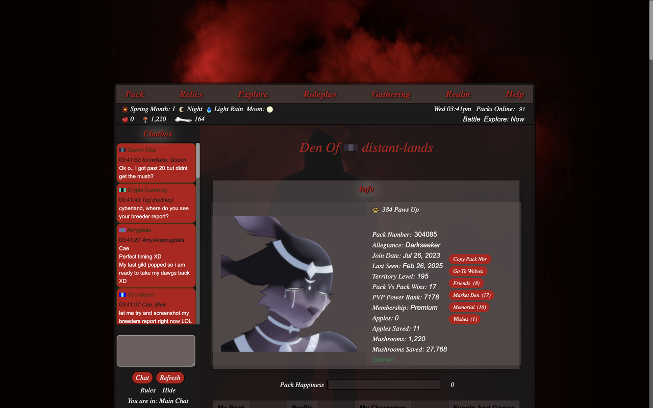 reaper theme (den page)
