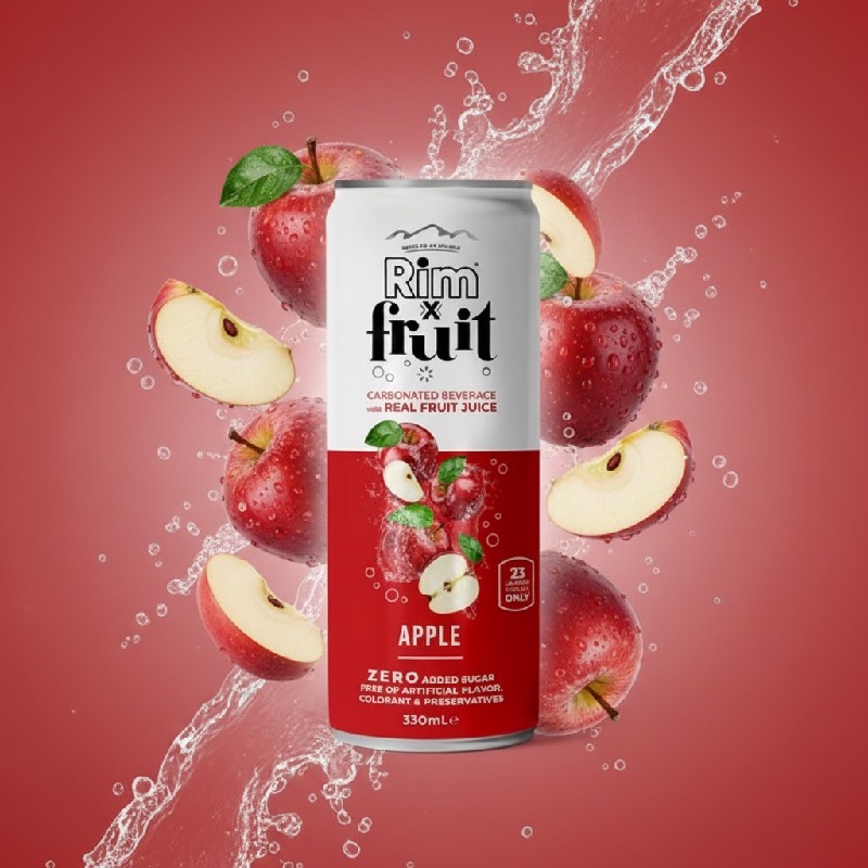 Rim x Fruit Apple Carbonated Beverage