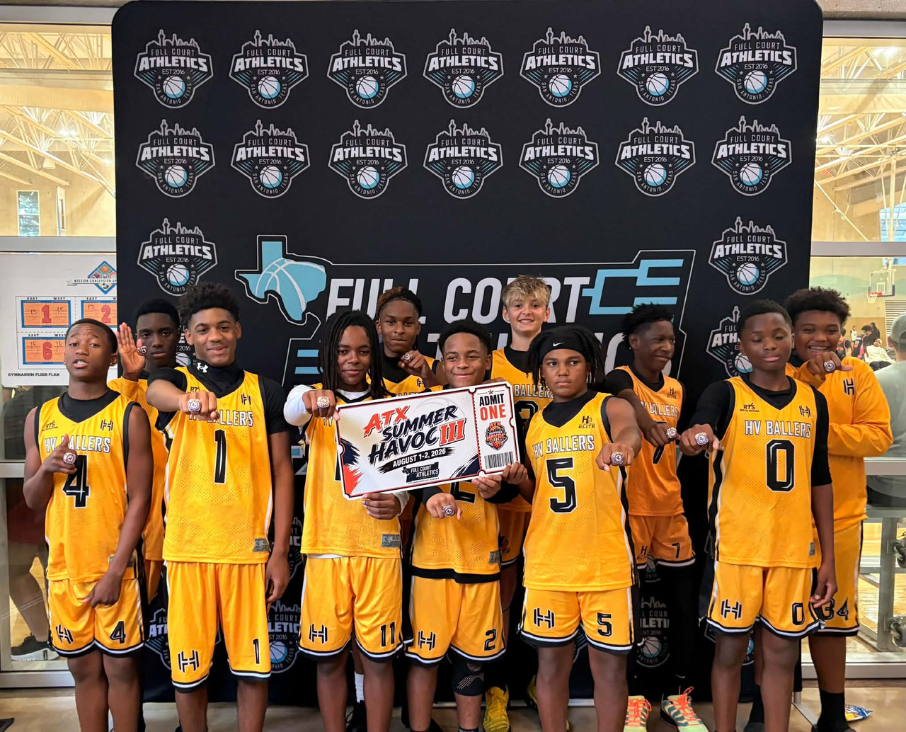 14U Boys, Texas Shootout champions