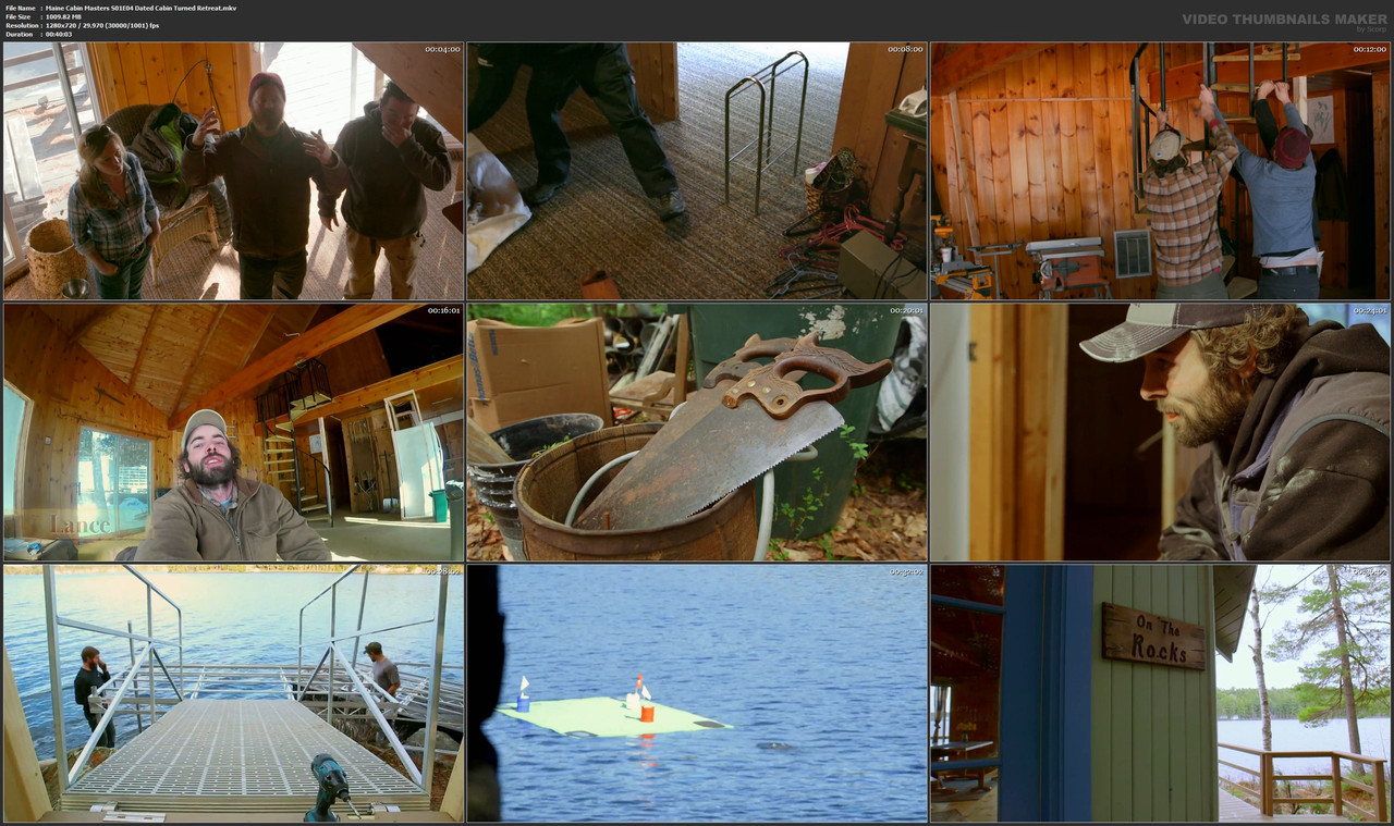 Maine Cabin Masters S01E04 Dated Cabin Turned Retreat.mkv