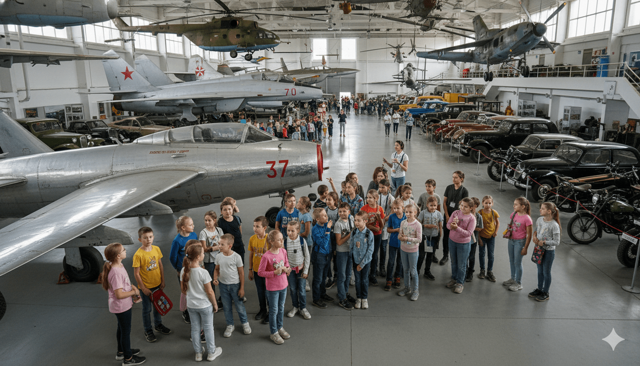 Дети в интерактивном музее