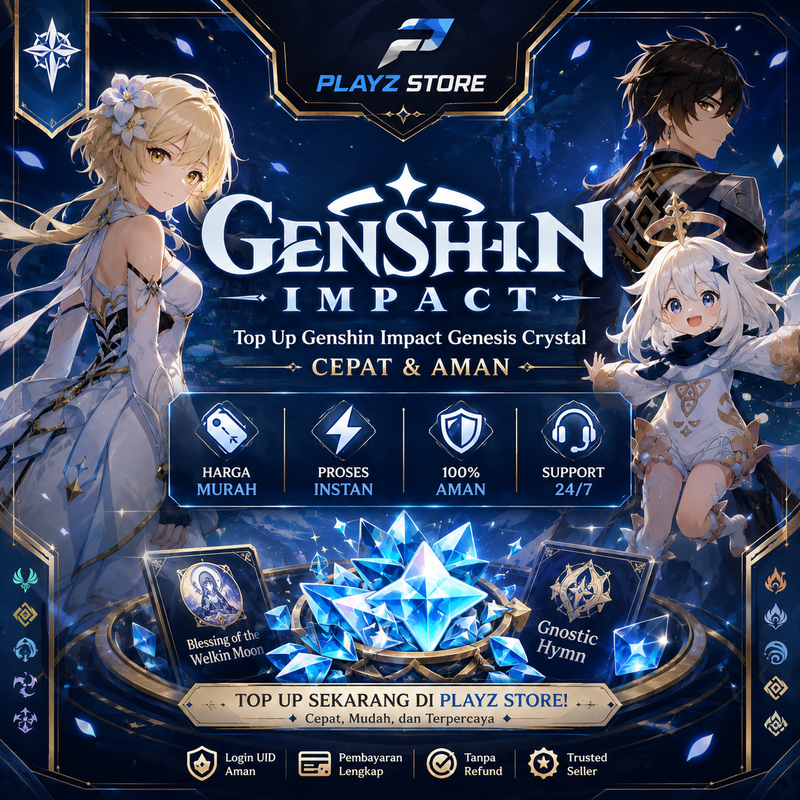 Top Up Genshin Impact - PLAYZSTORE