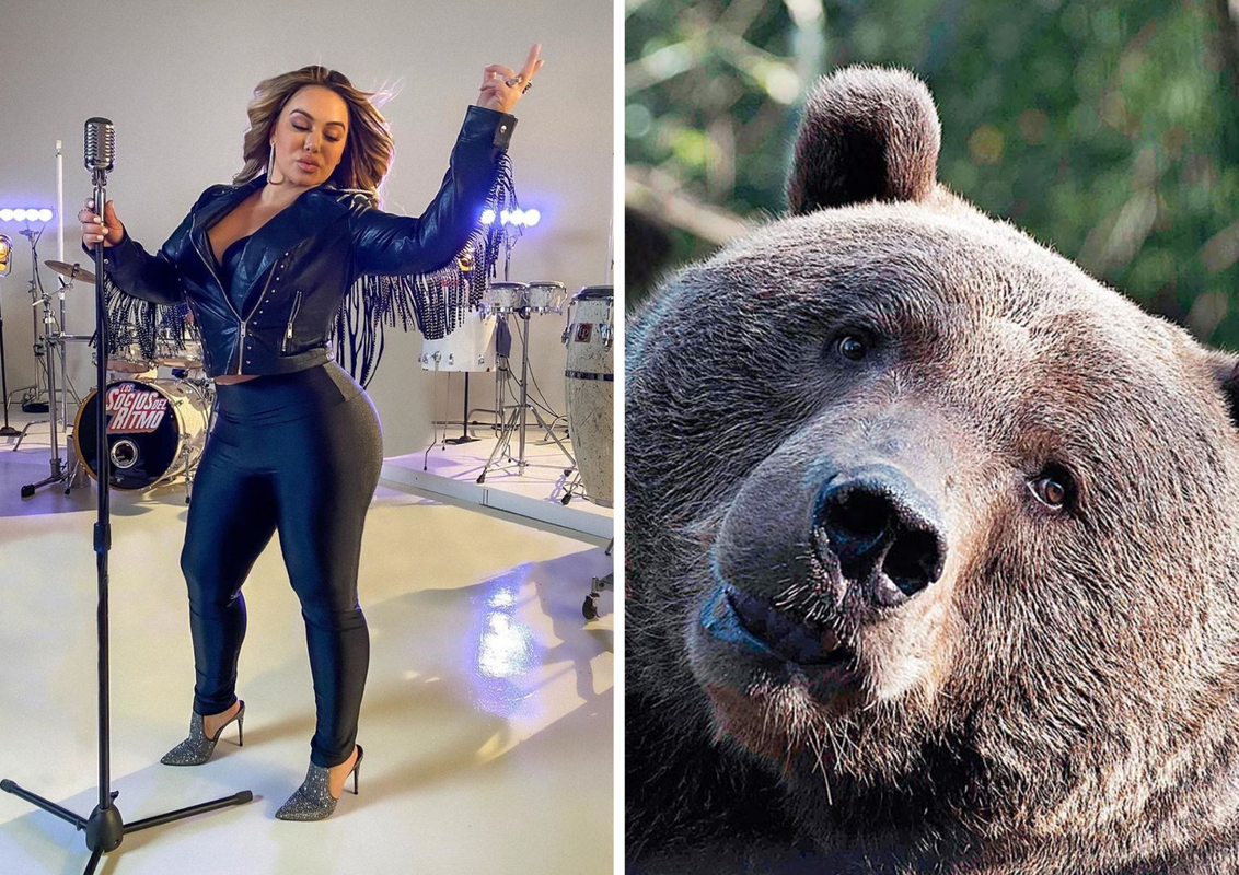 Chiquis Rivera quedó impactada por el oso que apareció en la puerta de su casa