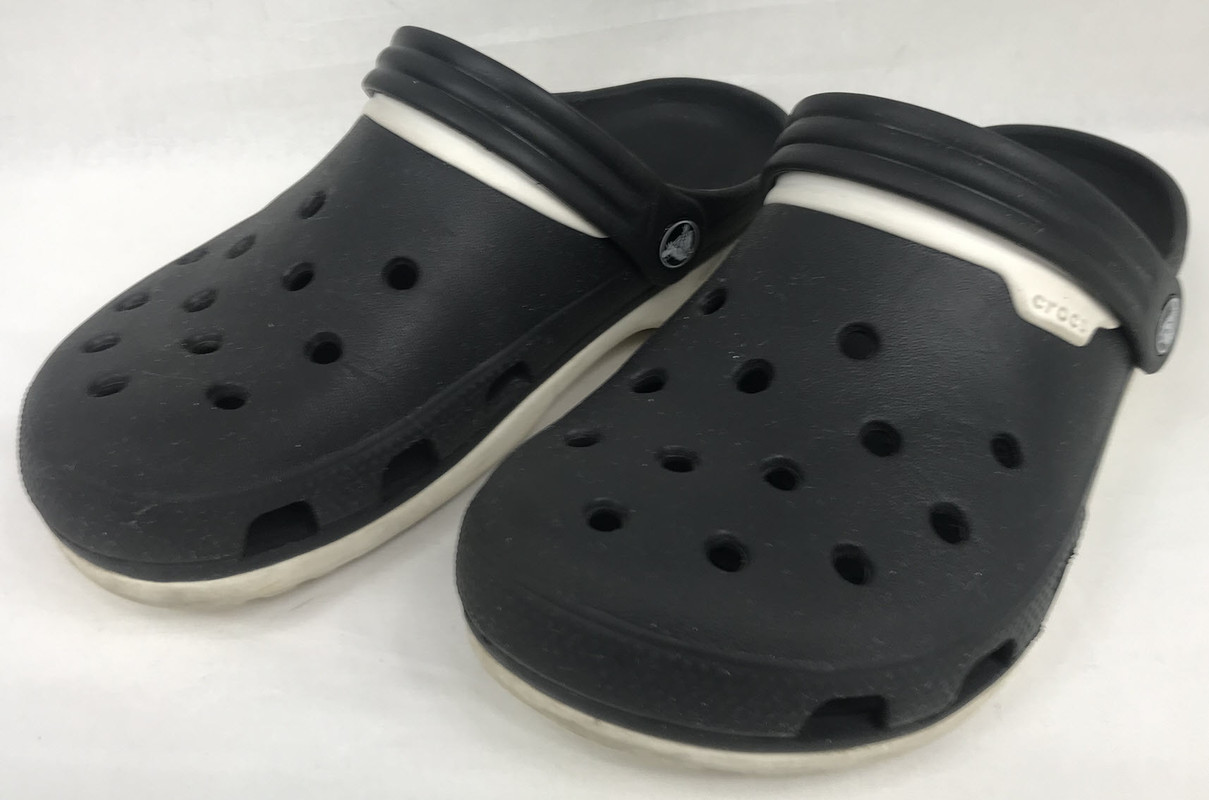 womens white crocs size 8