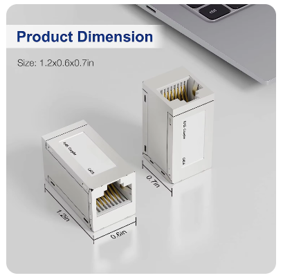 З'єднувач ZOERAX RJ45 Cat 7