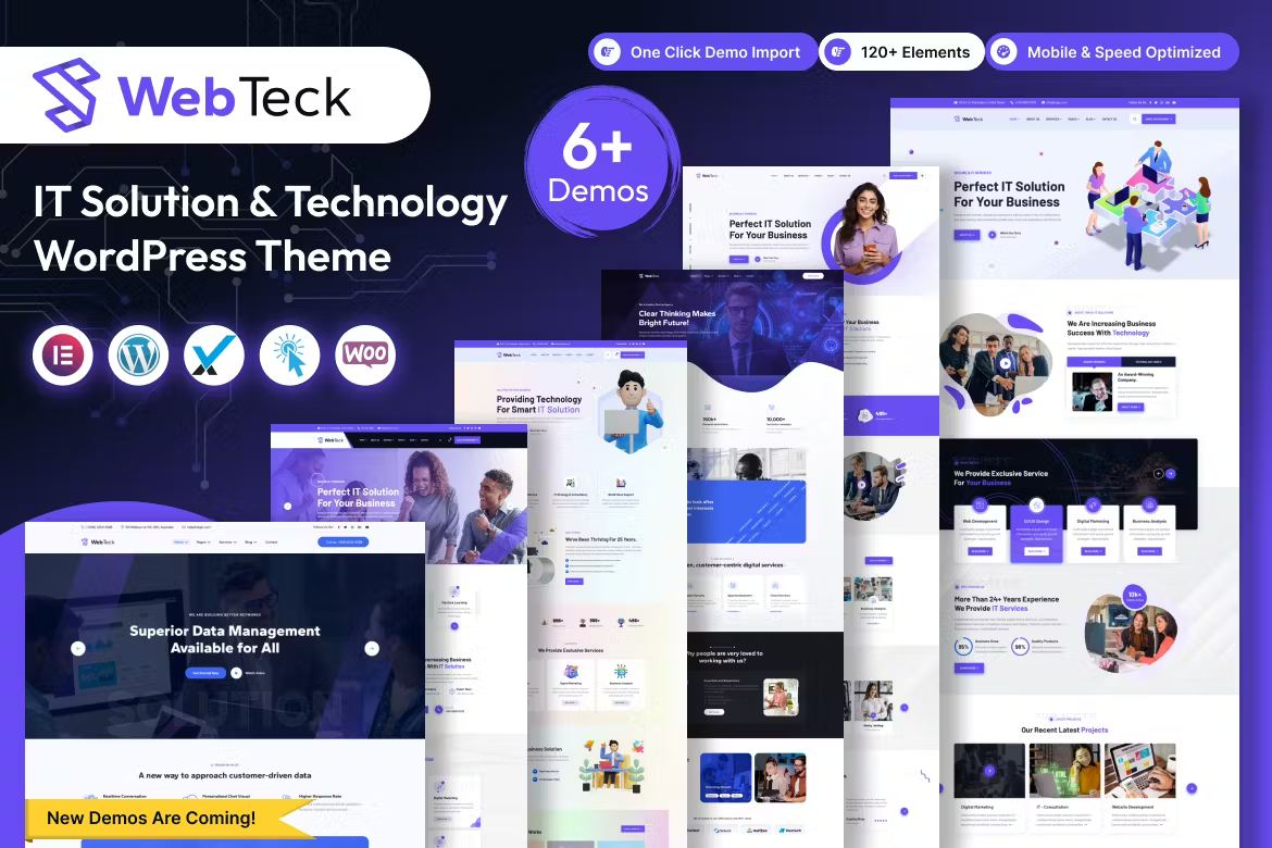 Premium Website Themes Webteck IT Theme