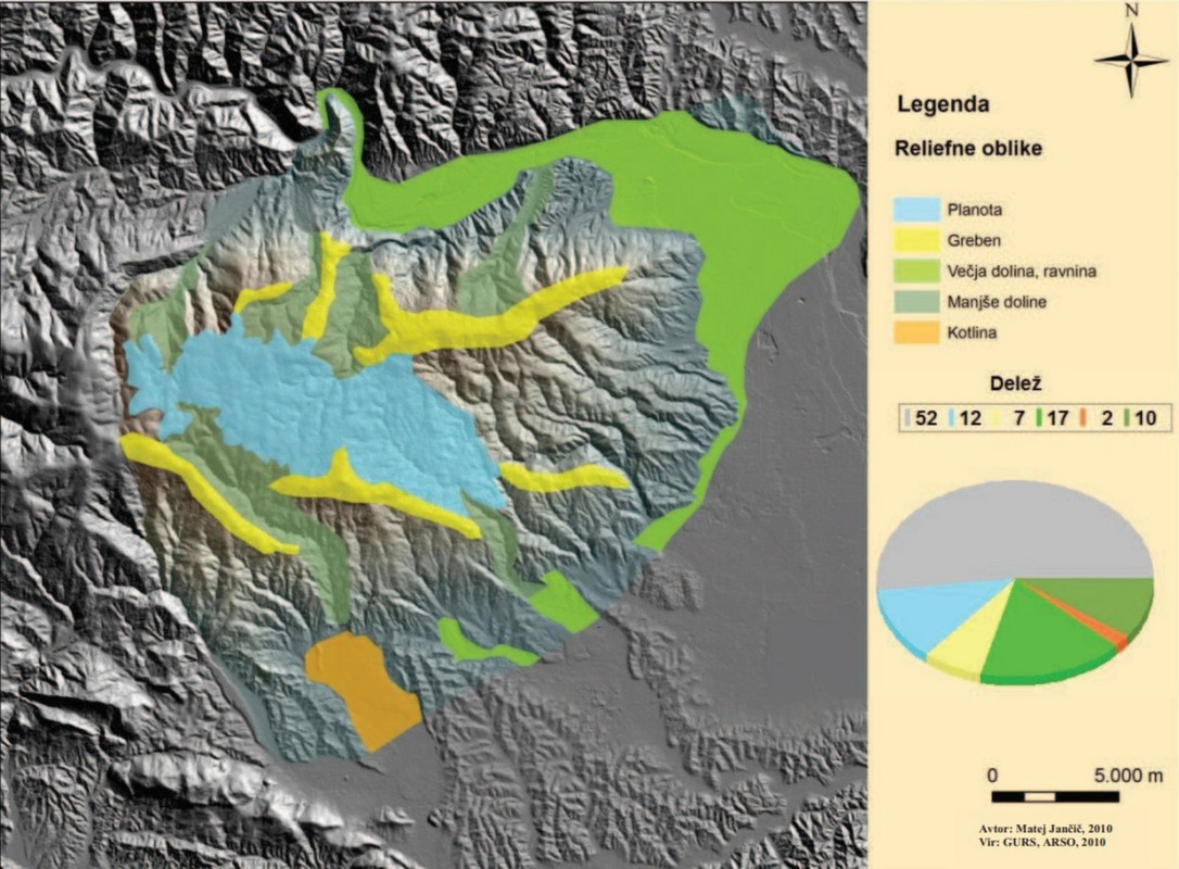 Reliefne značilnosti vzhodnega dela Pohorja