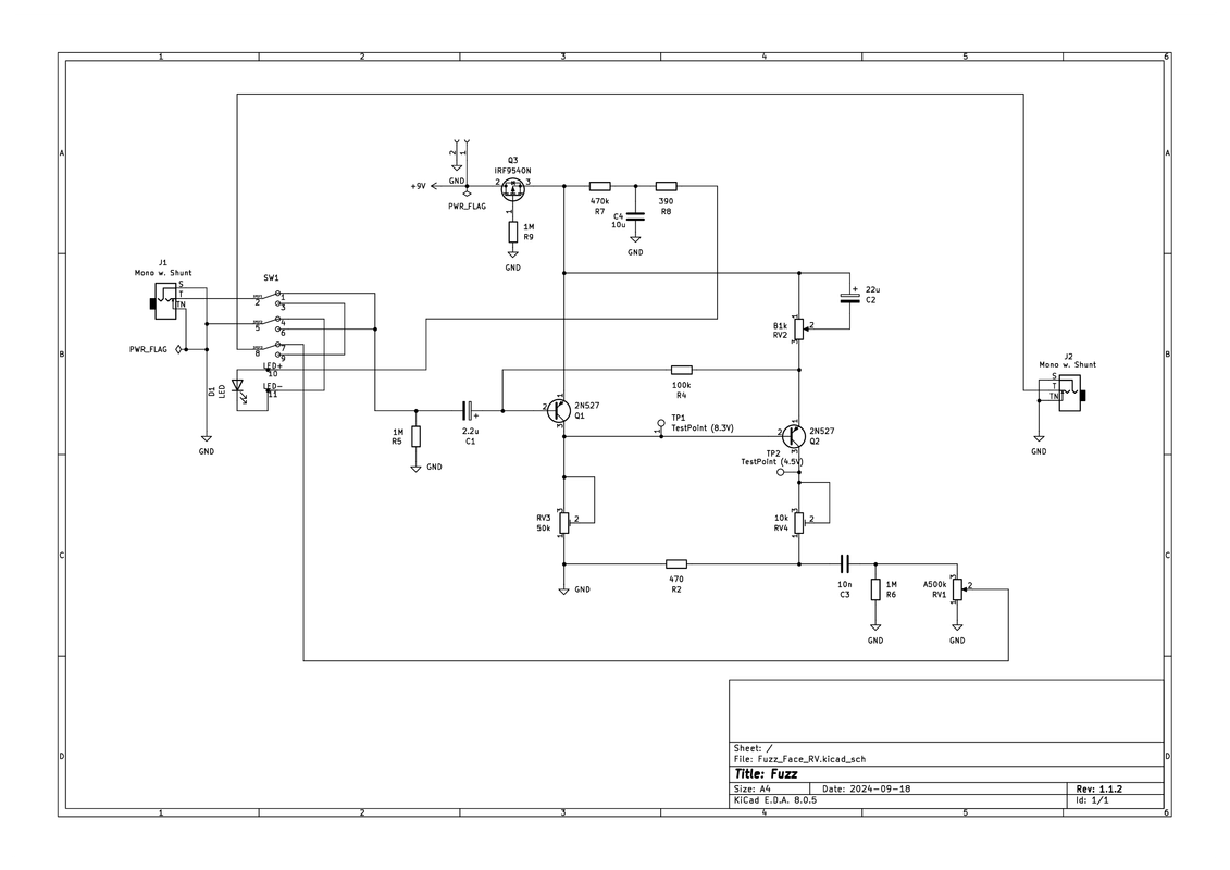 Fuzz Schematic V1.1.2