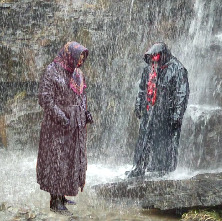two at waterfall
