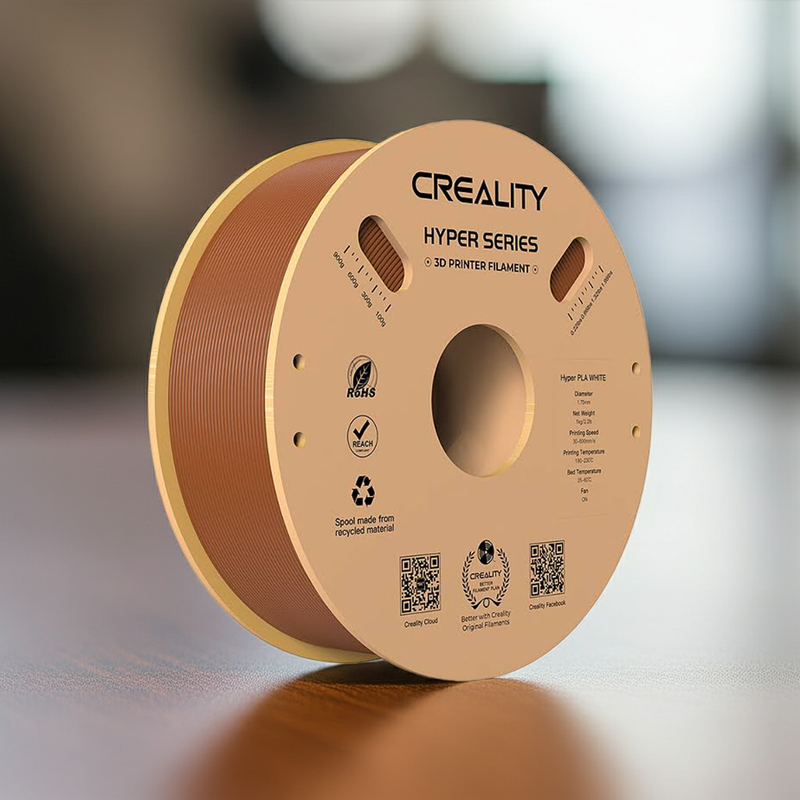 Filamento Creality Hyper Pla Marrom