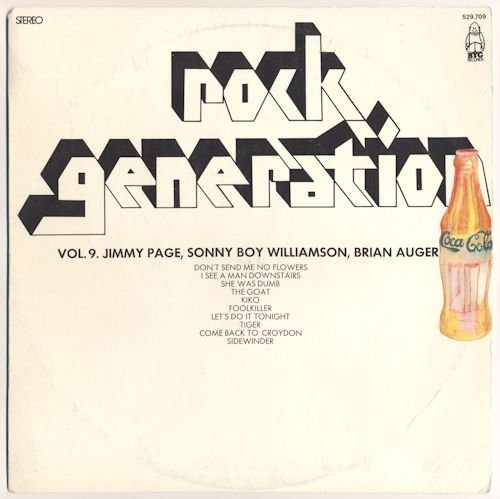 VA: Rock Generation Vol. 9 - Sonny Boy Williamson, Jimmy Page, Brian Auger (1972) [Vinyl Rip 24/192] Losslewss+MP3