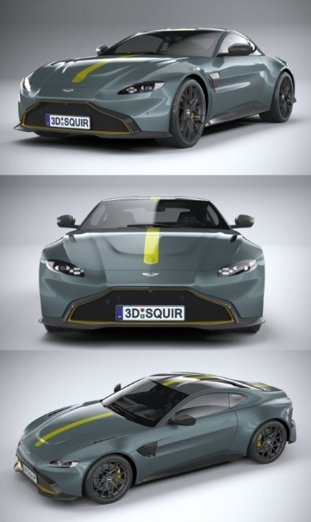 Aston Martin Vantage AMR 2020 3D Model