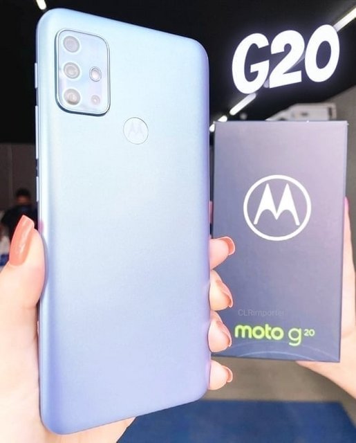 Smartphone Motorola G20 64GB, 4GB RAM, Octa-Core, Câmera Quadrupla, 5000mAh, Azul – PANG0000BR