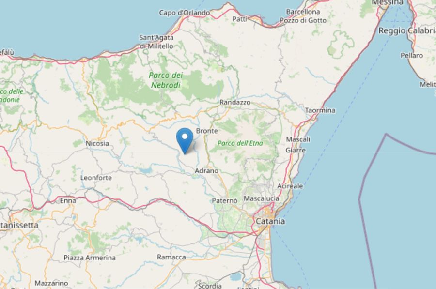 terremoto oggi sicilia vulcano etna