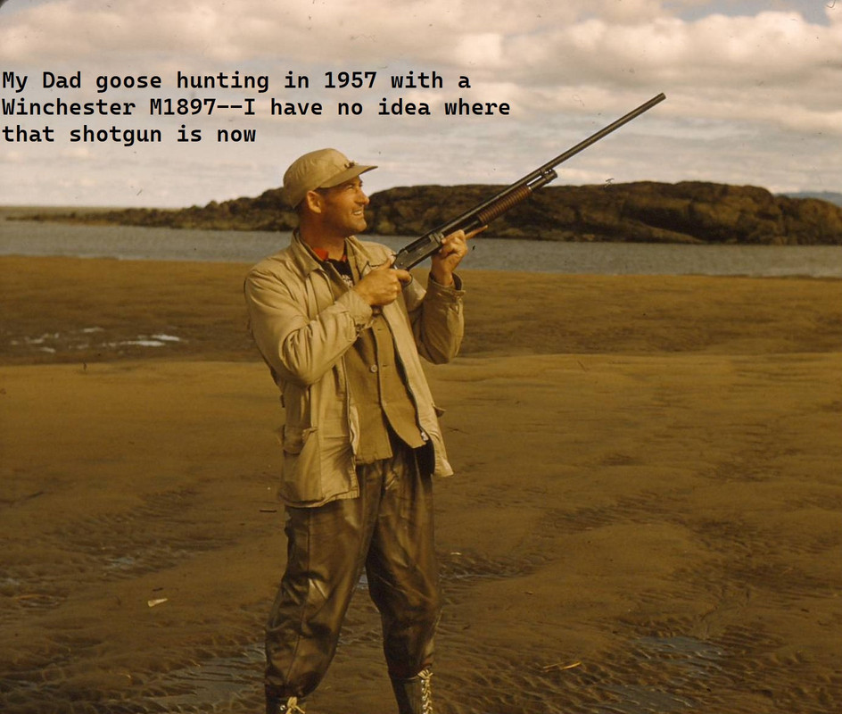My Dad goose hunting in 1957