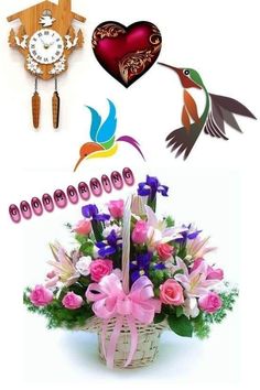 clock-heart-hummer-flower