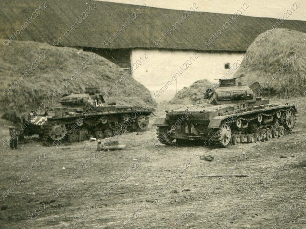 Foto, Wehrmacht, Nahaufnahme, zerstörte Panzer I