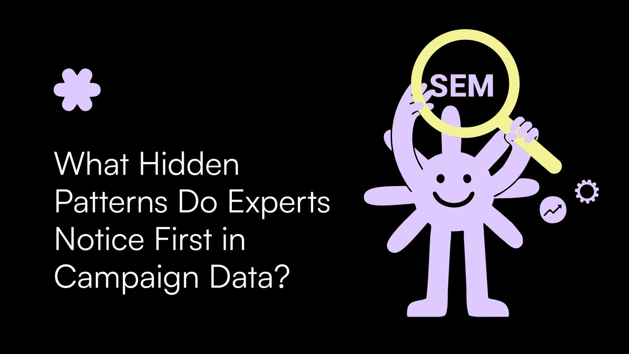 What Hidden Patterns Do Experts Notice First in Campaign Data?