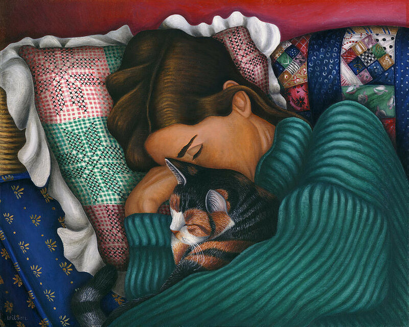 09-we-2-nap-with-my-cat-carol-wilson