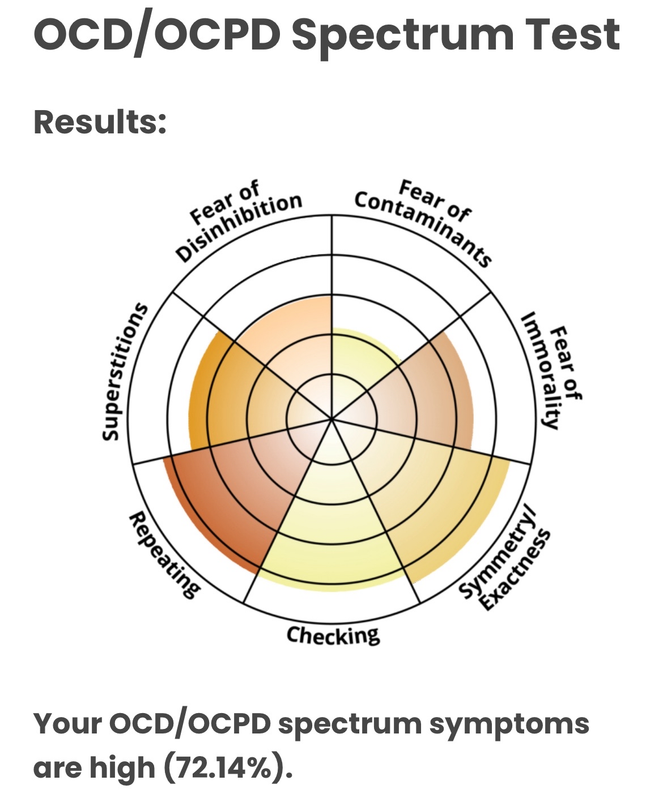 high ocd/not diagnosed