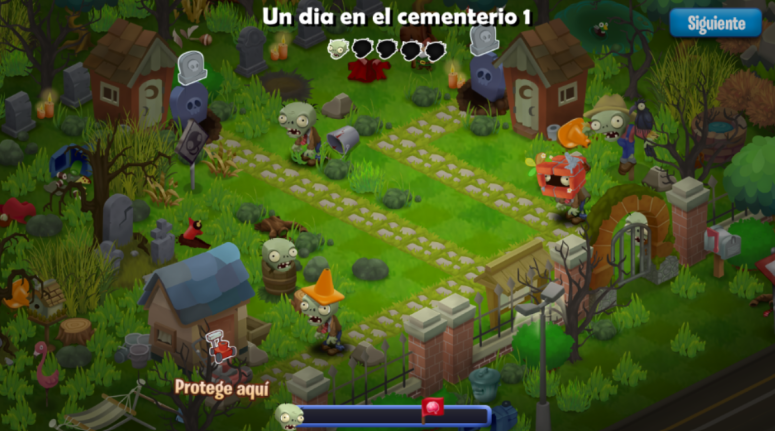 Nivel Un día en el cementerio