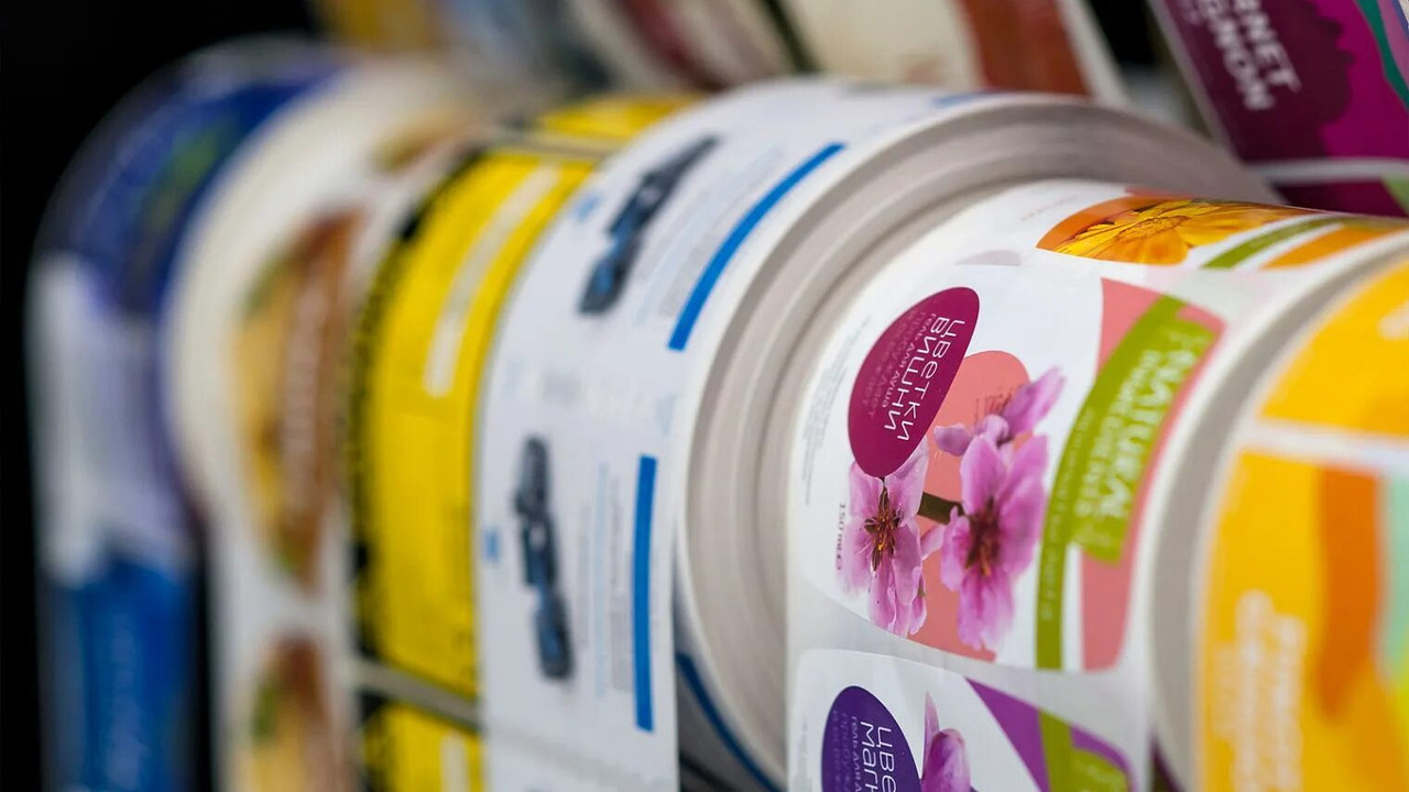 Печать рулонных этикеток